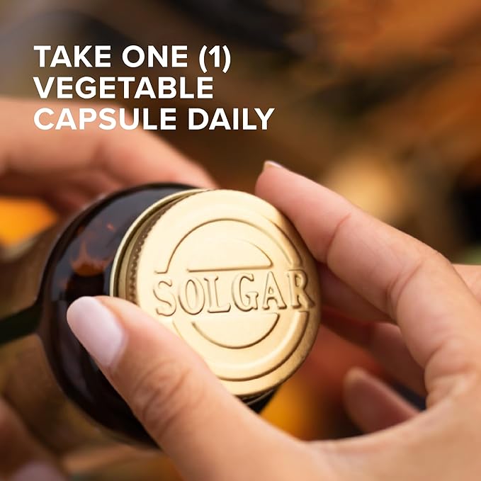 Solgar, Vitamin B6 100 Mg Vegetable Capsules, Count