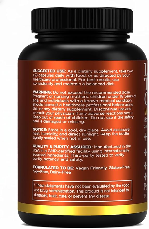 Liposomal Turmeric Curcumin with Resveratrol & Boswellia Serrata