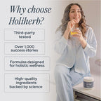 Holiherb Myo Inositol (4g) Powder + Methylfolate + CoQ10 (100mg) + Vitamin D3 | Hormonal Balance Support for Women | Antioxidant Supplement | Gluten-Free | 202.5g | 50 Servings
