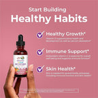 MARYRUTH'S Organics Multivitamin with Iron for Infants | USDA Organic | Liquid Drops for Babies 6-12 Months | Immune Support & Overall Wellness | Vegan | Non-GMO | Gluten Free | 2 Fl Oz