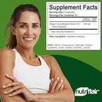 NutriFlair Organic Citrus Bergamot 1400mg, 120 Capsules - 25:1 Bergamia - Essential Oil and Citrus Bioflavonoids - Natural Heart Health Supplements for Women and Men - Non-GMO Pills