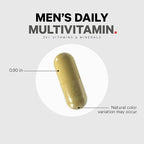 Codeage Men’s Daily Multivitamin – 25+ Essential Vitamins & Minerals, Organic Whole Foods, Probiotics, Omega-3, Zinc, Vitamins A, B, C, D, E & K – 120 Capsules