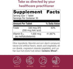 Bariatric Advantage B-12 Speedy Melts, Vitamin B12 1000 mcg Supplement, Fast Melting with 200 mcg of Folic Acid for Nutritional Support - Peppermint, 30 Count