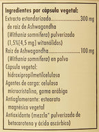 Solgar Ashwagandha Root Extract - 60 Vegetable Capsules - Standardized Full Potency (SFP) - Non-GMO, Vegan, Gluten & Dairy Free, Kosher - 60 Servings