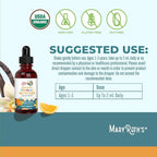 MARYRUTH'S Organics Multivitamin & Multimineral with Iron for Toddlers | USDA Organic | Sugar Free | Multivitamin Liquid Drops for Kids Ages 1-3 | Immune Support | Vegan | Non-GMO | 2 Fl Oz