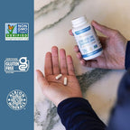 Chelated Zinc Supplements | Zinc Glycinate 30mg | Highly-Absorbable TRAACS Chelated Bisglycinate, Vitamin B6 and BioPerine | Immune Support, Acne & Energy | Non-GMO, Gluten-Free | 120 Capsules