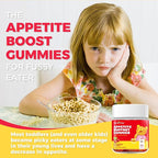 Nature's Key Appetite Booster Gummies for Children, Promote Eating Desire & Healthy Weight, 60 Count Pack