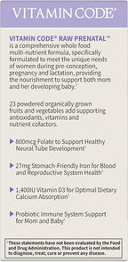 Garden of Life Vitamin Code®, RAW Prenatal™, 90 Vegetarian Capsules