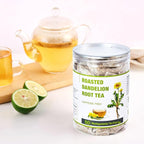 50 Bags Roasted Dandelion Root Tea Bags, 2.5/Bags, Natural Dried Dandelion Root, Health Herb Dandelion Tea Loose Leaf, Caffeine Free