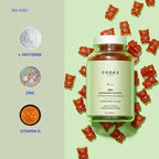 Codex Labs Kids Skin Barrier Support Gummies – Mixed Berry Flavor – 2-Week Supply (60 Gummies) – L-Histidine with Vitamins & Zinc – for Sensitive or Eczema-Prone Skin – Vegan, Non-GMO Supplement