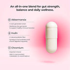 Postbiotic Formula - Probiotic Capsules with Akkermansia EB-AMDK19 for Digestion & Immune Balance Supplement