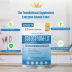 Colostrum-LD Liposomal Delivery - Colostrum Powder - Gluten-Free, Lactose-Reduced - 68 Servings - Sovereign Laboratories - 12oz Vanilla