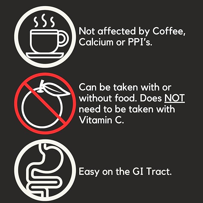 Proferrin ES- 10.5mg of high Absorbing Heme Iron Polypeptide. Made in The USA. 90 Tablets. Easy on The Gut. Not affected by Coffee, Calcium, or PPI's.