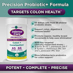 Vital Planet - Intense Care Colon & Constipation Probiotics Plus Organic Prebiotics, Postbiotics, Parabiotics, Complete 4-in-1 Health Supplement for Adults, 65 Billion CFU, 66 Strains, 30 ct