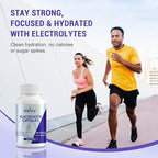 Heivy Electrolyte Capsules, High Sodium Salt Tablets (500mg Sodium &100mg Potassium), Salt Pills for POTS, Running, Keto, Electrolytes for Hydration Supplement - 100 Count (Size 0) - Made in USA