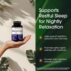 NatureBell Melatonin 20mg - 365 Lozenges - Daily Sleep Support for Adults - Bedtime Supplement for Nighttime Relaxation Support* - Dissolves Fast