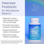 Microbiome Labs PyloGuard - Patented L reuteri DSM17648 to Improve Digestive Comfort - Gut Health & Immune Support Supplement - Postbiotic (30 Capsules)
