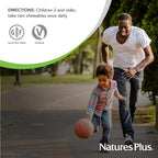 NaturesPlus Animal Parade Children's Chewable Multivitamin - 90 Animal-Shaped Tablets, Pack of 2 - Natural Assorted Flavors - Vegan, Gluten Free - 90 Total Servings
