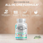 Q Defend Quercetin Supplement with Zinc Vitamin C Vitamin D Elderberry Turmeric Black Pepper Garlic Ginger Sea Moss Lysine Stinging Nettle Reishi Immune Support 60 Capsules Pack of 3 by Clean Nutra
