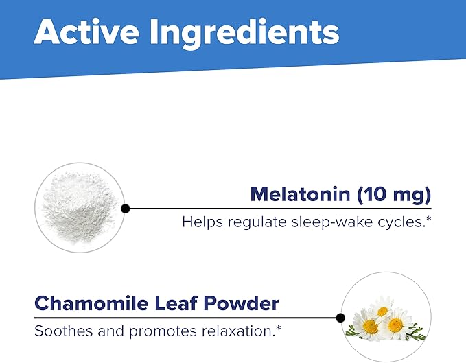 Superior Source Melatonin 10 mg - Healthy Sleep Support Supplement for Adults - Melatonin Formula with Chamomile Aids Relaxation & Restful Sleep - 100 Sublingual Dissolving Tablets