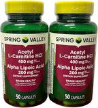 ThisNThat Nutritional Supplement Support: (2) 50 ct Bottles of 200 mg Alpha Lipoic Acid with Brain Health