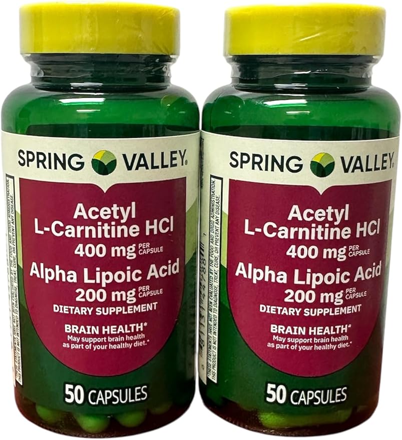 ThisNThat Nutritional Supplement Support: (2) 50 ct Bottles of 200 mg Alpha Lipoic Acid with Brain Health