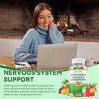 1 Pack Methyl B-12 3000mcg Gummies for Kids & Adults, Vitamin B12 (Methylcobalamin) with Vitamin B6, Folate & D3, Supports Energy, Metabolism & Immune Wellness, 60 Count