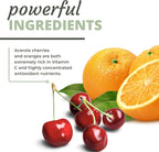 Optimal Health Systems Whole C Chewable | Potent Vitamin C from Whole Foods | Acerola Cherry, Orange Fruit, & Black Currant + Bioflavenoids | 60 Tablets