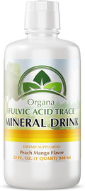 Organa Trace Minerals - Liquid Colloidal Minerals Supplements - Plant Derived for Maximum Absorption - Colloidal Minerals Liquid for Wellness - 32 Ounces