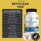 Reticlear Max Eye Health Supplement, 60 Capsules, Vision Support with 24 Natural Ingredients, 30 Day Supply (5)