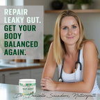 Leaky Gut Support Powder | L-Glutamine Gut Lining Digestive Drink Mix | Gluten-Free Doctor Crafted Botanical Formula | Gut Assist by Dr. Danielle