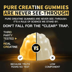 Nutravita Creatine Monohydrate Gummies for Men & Women-5g of Creatine Monohydrate per Serving - Sugar Free,Vegan, Orange Flavor, 120 Count
