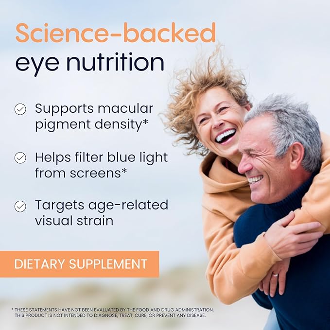 Simply Macu MD – Advanced Vision Support Supplement - 90 Capsules, 3 Month Supply - with Lutein, Zeaxanthin, Meso-Zeaxanthin & Astaxanthin – Bilberry Extract – Vegan, Non-GMO, Gluten Free