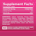Inner Brightness Iron Supplement, Iron 27mg Iron Supplement for Women, 100 Tablets, 100 Day Supply, Daily for Adults, Red Blood Cell Support, Gentle on Stomach