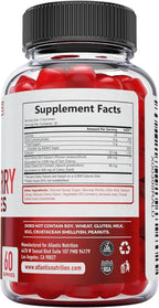 Atlantis Nutrition Tart Cherry Gummies with Celery Seed Extract - Advanced Uric Acid Cleanse for Immediate Relief | Joint Relief & Recovery | Powerful Antioxidant with Joint Support - 60 Gummies