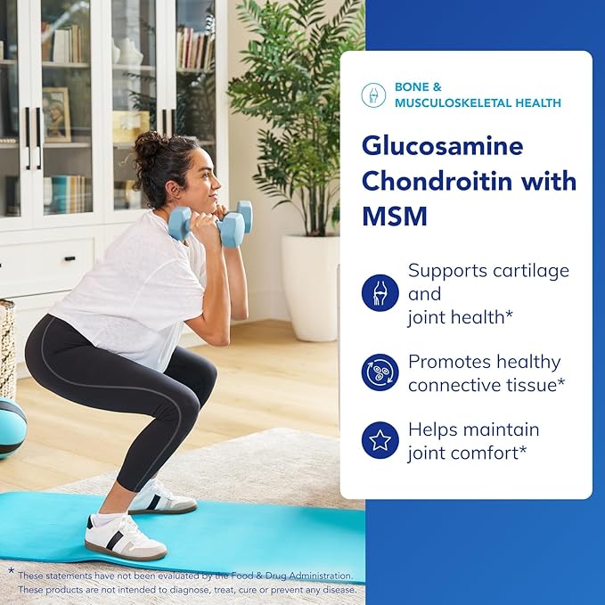 Pure Encapsulations Glucosamine Chondroitin with MSM - Supports Joint Health & Normal Cartilage Formation* - Maintains Enzyme Activity - Gluten-Free & Non-GMO - 120 Capsules