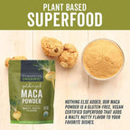 Viva Naturals Organic Maca Powder, Gelatinized, 16 oz (1 lb) – Vegan, USDA Organic, Gluten-Free, Non-GMO Peruvian Superfood in Resealable Bag