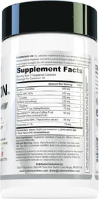 COGNITION High Potency Brain Nootropic Focus Supplement: Best Nootropic and Energy Pills for Mental Clarity, Memory, Studying, Gaming, and Work | Alpha GPC, Dynamine, Caffeine, L Theanine , 60 Count