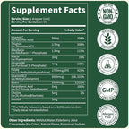 Vitamin B Complex Drops, Active B12 Methylcobalamin 5000mcg, B6, B1, B2, B5, B7, B3, Folate with Vitamin C, B12 Sublingual Liquid Fast Absorption | Boost Energy, Focus & Immunity, Vegan | 60 Servings