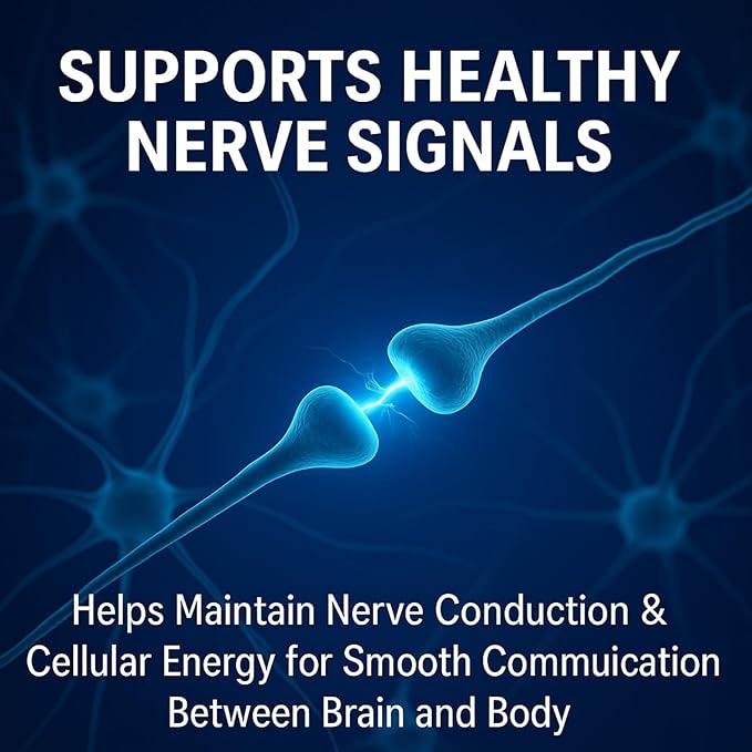 Rynutra Nerve Support Supplement, Capsules for Neuropathy with CoQ10, Turmeric, L-Carnitine, Butcher’s Broom, Alpha Lipoic Acid, Enhance Nerve Calming, Promote Overall Well-Being, 60 Capsules