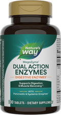 Nature's Way Mega-Zyme, Pancreatic & Systemic Enzymes*, Relieves Occasional Muscle Soreness Due to Overexertion and Exercise,* Digestive Support*, 200 Tablets (Packaging May Vary)