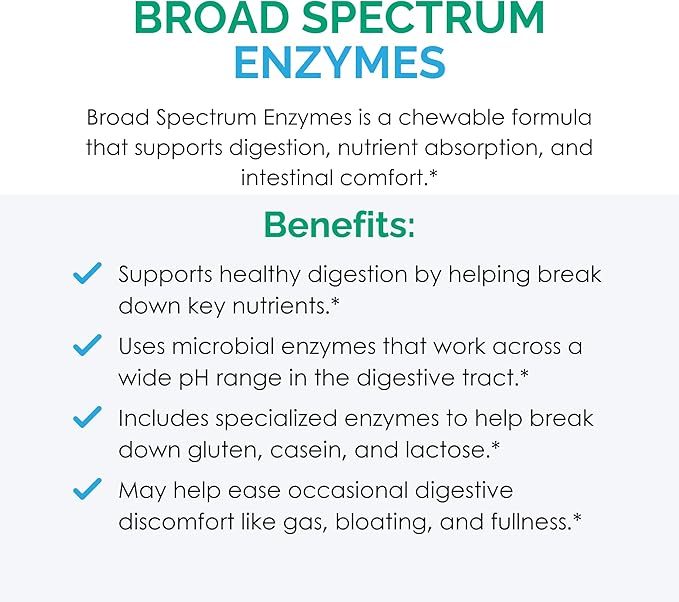Rootcology by Dr. Izabella Wentz | Broad Spectrum Enzymes | Complete Digestive Support Formula | Chewable Tabs | 90 Servings