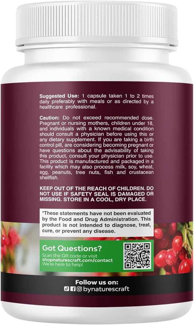 Advanced Kidney Support Supplement - Kidney Cleanse Detox & Repair Cranberry Extract Capsules with Uva Ursi, Stinging Nettle & Astragalus for Kidney Health - Urinary Tract Health - 240 Count