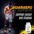 Huanarpo Macho Capsules 1000mg – 120 Vegan Capsules – Natural Energy, Stamina & Vitality Supplement – Supports Male Performance, Circulation & Hormone Wellness – Non-GMO, Gluten-Free, Vegan