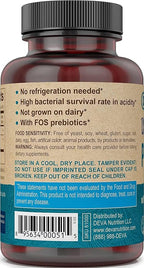 DEVA Vegan Probiotic with FOS Prebiotics Supplement - 2 Billion CFU with 100 MG of Prebiotics Per Serving for Men & Women - Non-Dairy Gluten Free - Naturally Shelf Stable - 90 Capsules (Pack of 2)