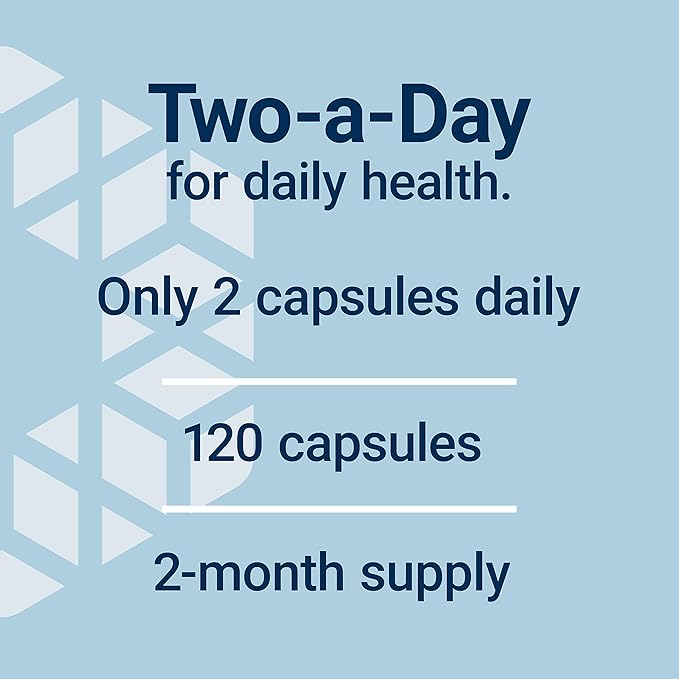 Life Extension Two-Per-Day Multivitamin, Vitamins B, C, D, zinc, Packed with Over 25 Vitamins, Minerals & extracts, Two-Month Supply, Non-GMO, Gluten-Free, 120 Capsules (Pack of 2)