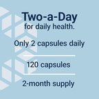 Life Extension Two-Per-Day Multivitamin, Vitamins B, C, D, zinc, Packed with Over 25 Vitamins, Minerals & extracts, Two-Month Supply, Non-GMO, Gluten-Free, 120 Capsules (Pack of 2)