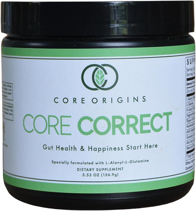 Core Correct Gut Health Powder - Formulated with L-Alanyl-L-Glutamine for Better Absorption and Healthy Intestinal Function