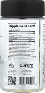 Aurora Nutrascience Liposomal NAD+ & Resveratrol – 300 mg NAD+ with 50 mg Resveratrol, Advanced Liposomal Delivery for Men & Women, Healthy Aging Support, Non-GMO, NMN Alternative - 60 Capsules