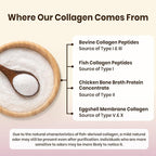 VEV Multi Collagen Peptides Powder, 16 oz (41 Servings) – Type I, II, III, V, X, Hydrolyzed Collagen, Hyaluronic Acid, Biotin, Vitamin C, Supports Skin, Unflavored, Dissolves Easily